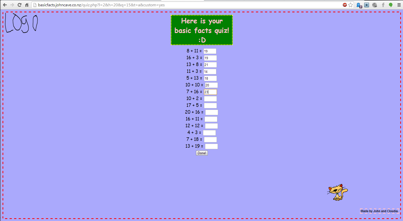 Download web tool or web app My Basic Facts Quiz Download web tool or web app My Basic Facts Quiz