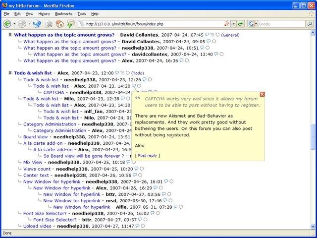 Download web tool or web app my little forum Download web tool or web app my little forum
