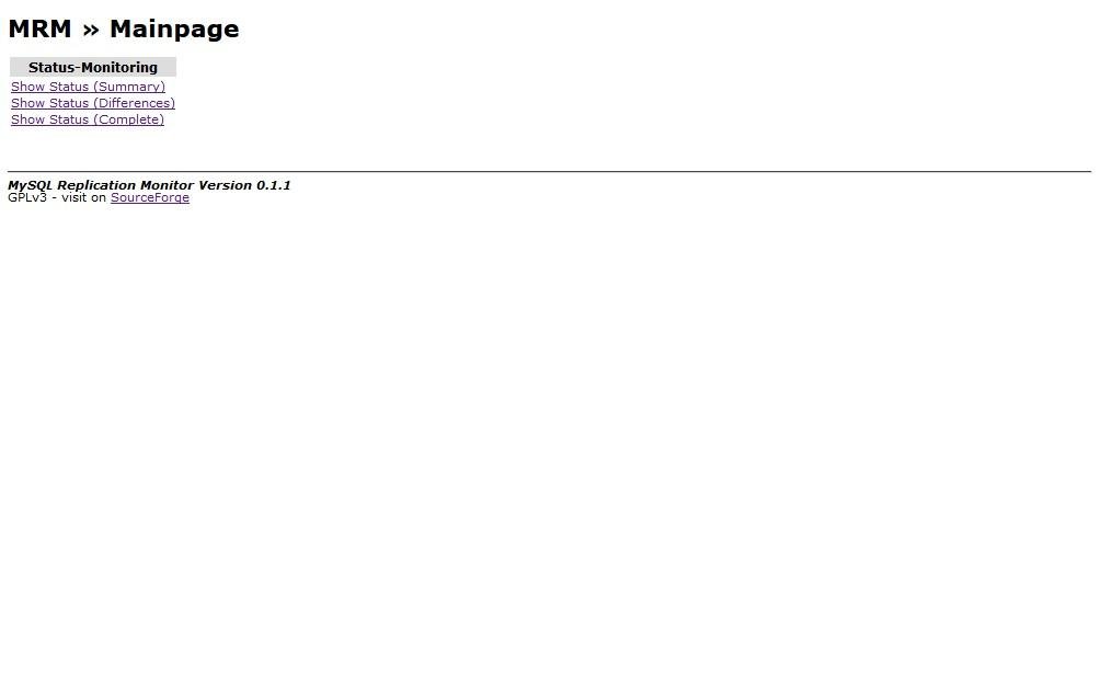 Download web tool or web app MySQL-Replication-Monitor