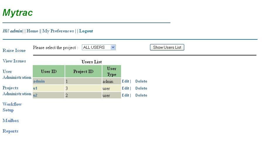 Download web tool or web app mytrac