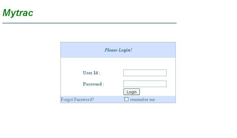 Download web tool or web app mytrac