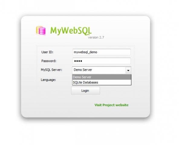 Download web tool or web app MyWebSQL Download web tool or web app MyWebSQL