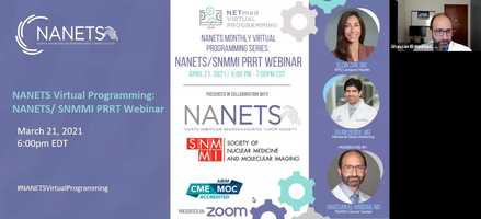 Free download NANETS Monthly Virtual Programming Series: NANETS/SNMMI PRRT Webinar video and edit with RedcoolMedia movie maker MovieStudio video editor online and AudioStudio audio editor onlin