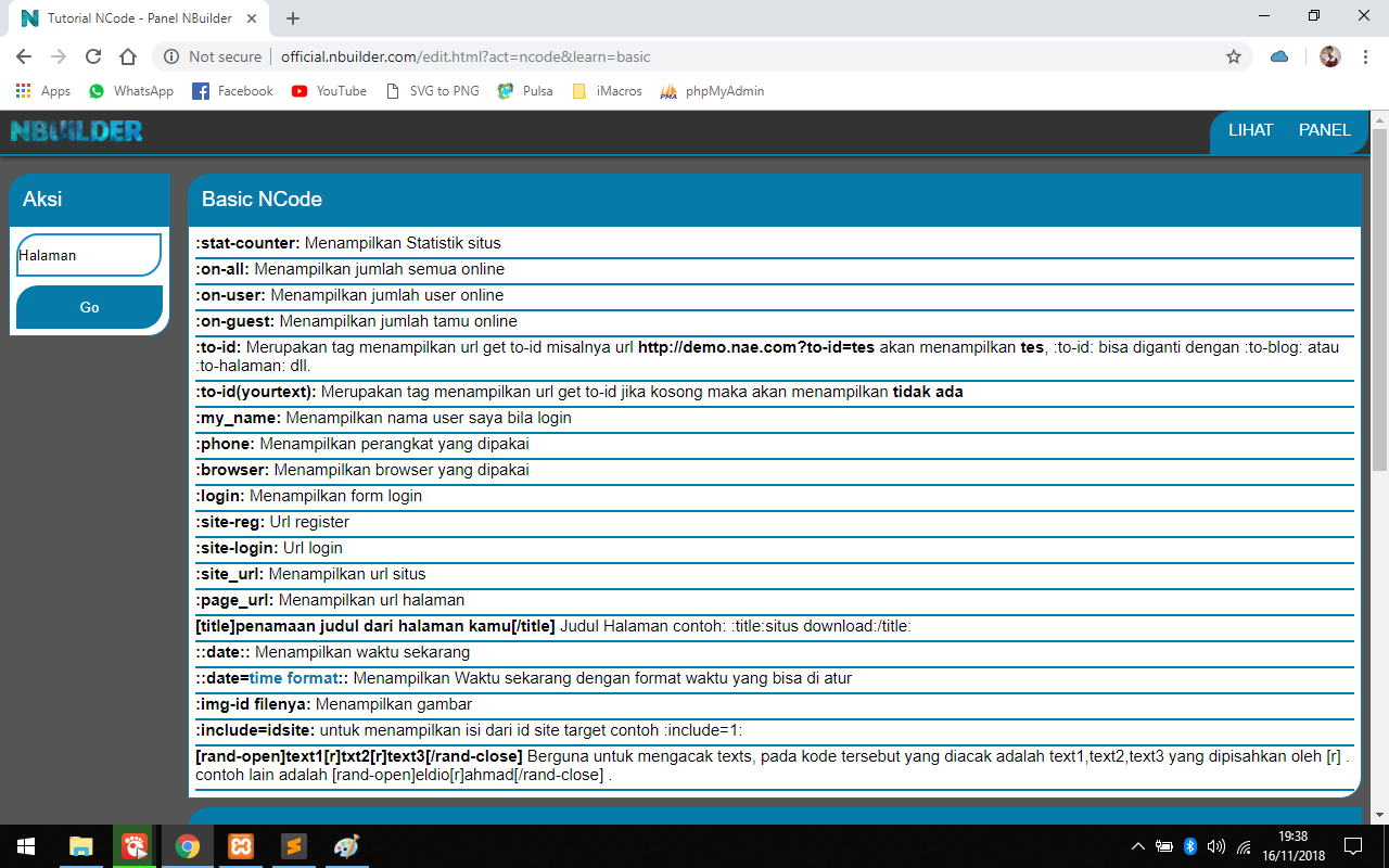 Download web tool or web app NBuilder