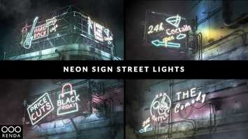 Free download Neon Sign Street Lights | After Effects Project Files - Videohive template video and edit with RedcoolMedia movie maker MovieStudio video editor online and AudioStudio audio editor onlin
