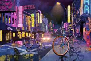 Free download Neon Street (Painting to 3d) video and edit with RedcoolMedia movie maker MovieStudio video editor online and AudioStudio audio editor onlin