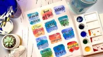 Free download New! 12 inspirational sayings paint with me video and edit with RedcoolMedia movie maker MovieStudio video editor online and AudioStudio audio editor onlin