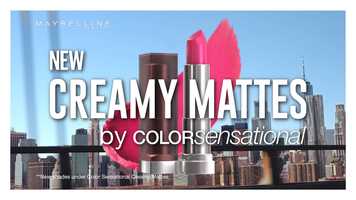 Free download New Creamy Mattes by Maybelline New York video and edit with RedcoolMedia movie maker MovieStudio video editor online and AudioStudio audio editor onlin