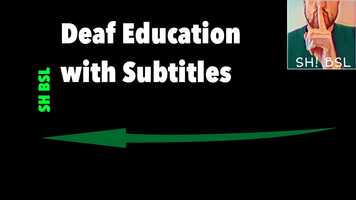 Free download NEW VIDEO Deaf Education with Subtitles video and edit with RedcoolMedia movie maker MovieStudio video editor online and AudioStudio audio editor onlin
