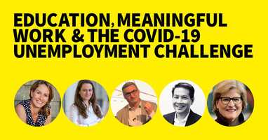 Free download New World of Work: Education, Meaningful Work  the COVID-19 Unemployment Challenge video and edit with RedcoolMedia movie maker MovieStudio video editor online and AudioStudio audio editor onlin