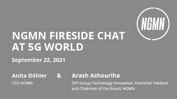 Free download NGMN Fireside Chat at 5G World video and edit with RedcoolMedia movie maker MovieStudio video editor online and AudioStudio audio editor onlin
