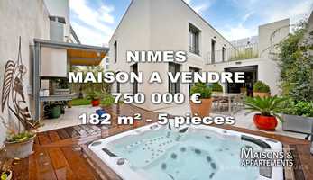 Free download NIMES - MAISON A VENDRE - 750 000  - 182 m - 5 pices video and edit with RedcoolMedia movie maker MovieStudio video editor online and AudioStudio audio editor onlin