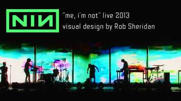 Free download Nine Inch Nails Me, Im Not 2013 live visual design by Rob Sheridan video and edit with RedcoolMedia movie maker MovieStudio video editor online and AudioStudio audio editor onlin