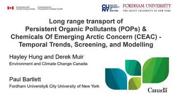 Free download NOAA science series webinar: Long range transport of POPs and Chemicals Of Emerging Arctic Concern video and edit with RedcoolMedia movie maker MovieStudio video editor online and AudioStudio audio editor onlin