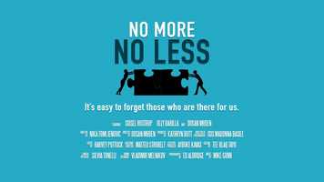 Free download No More No Less - Official Trailer video and edit with RedcoolMedia movie maker MovieStudio video editor online and AudioStudio audio editor onlin