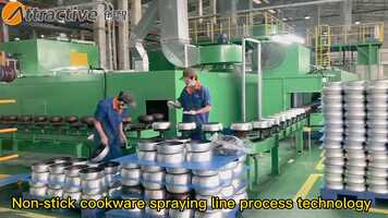 Free download Non-stick cookware spraying line process technology video and edit with RedcoolMedia movie maker MovieStudio video editor online and AudioStudio audio editor onlin