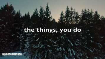 Free download Nosa - Things you do (Lyric Video) video and edit with RedcoolMedia movie maker MovieStudio video editor online and AudioStudio audio editor onlin