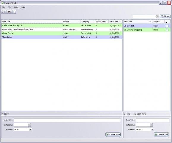 Download web tool or web app Notes/Tasks