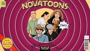 Free download NOVATOONS TWO video and edit with RedcoolMedia movie maker MovieStudio video editor online and AudioStudio audio editor onlin