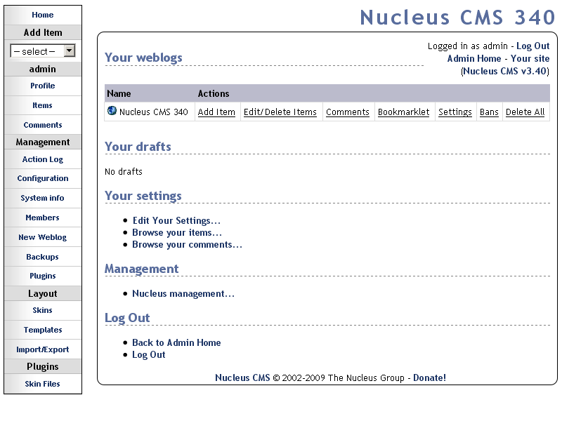 Download web tool or web app Nucleus CMS Download web tool or web app Nucleus CMS