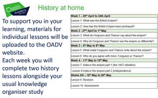 Free download OADV History Home Learning - What to expect year 7 history video and edit with RedcoolMedia movie maker MovieStudio video editor online and AudioStudio audio editor onlin