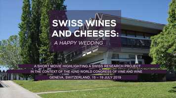 Free download OIV -  SWISS WINE  CHEESE video and edit with RedcoolMedia movie maker MovieStudio video editor online and AudioStudio audio editor onlin