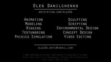 Free download Oleg Danilchenko reel - 2020 video and edit with RedcoolMedia movie maker MovieStudio video editor online and AudioStudio audio editor onlin