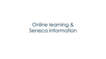 Free download Online Learning  Seneca Information video and edit with RedcoolMedia movie maker MovieStudio video editor online and AudioStudio audio editor onlin