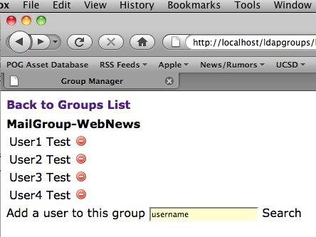 Download web tool or web app Open Directory Group Manager