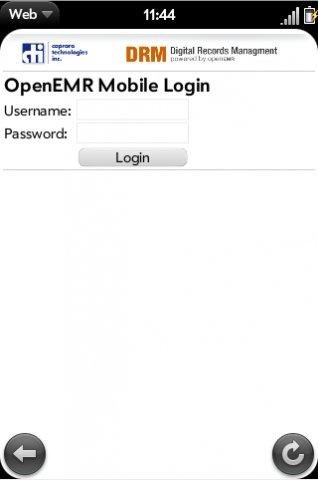 Download web tool or web app OpenEMR Mobile