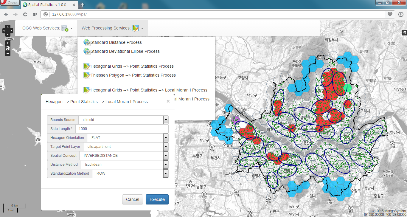 Download web tool or web app OpenGXT - Spatial Analysis Tools