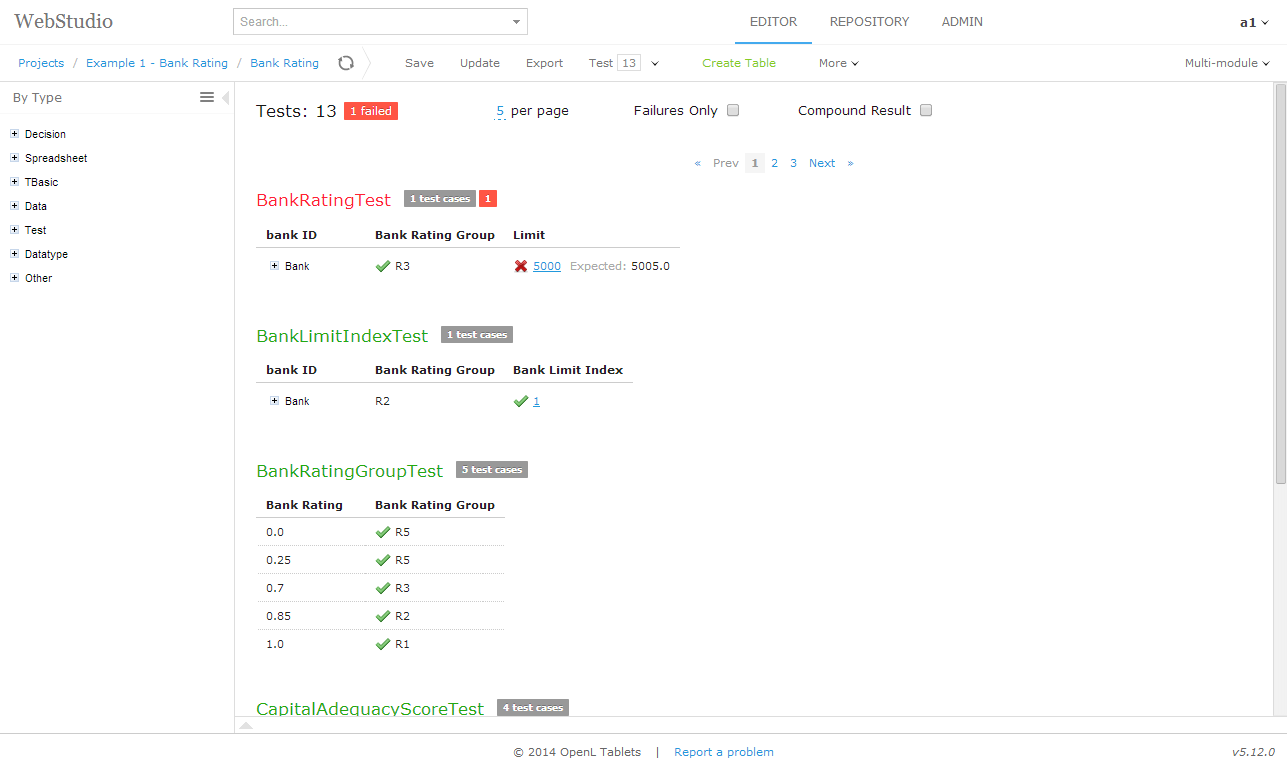 Download web tool or web app OpenL Tablets