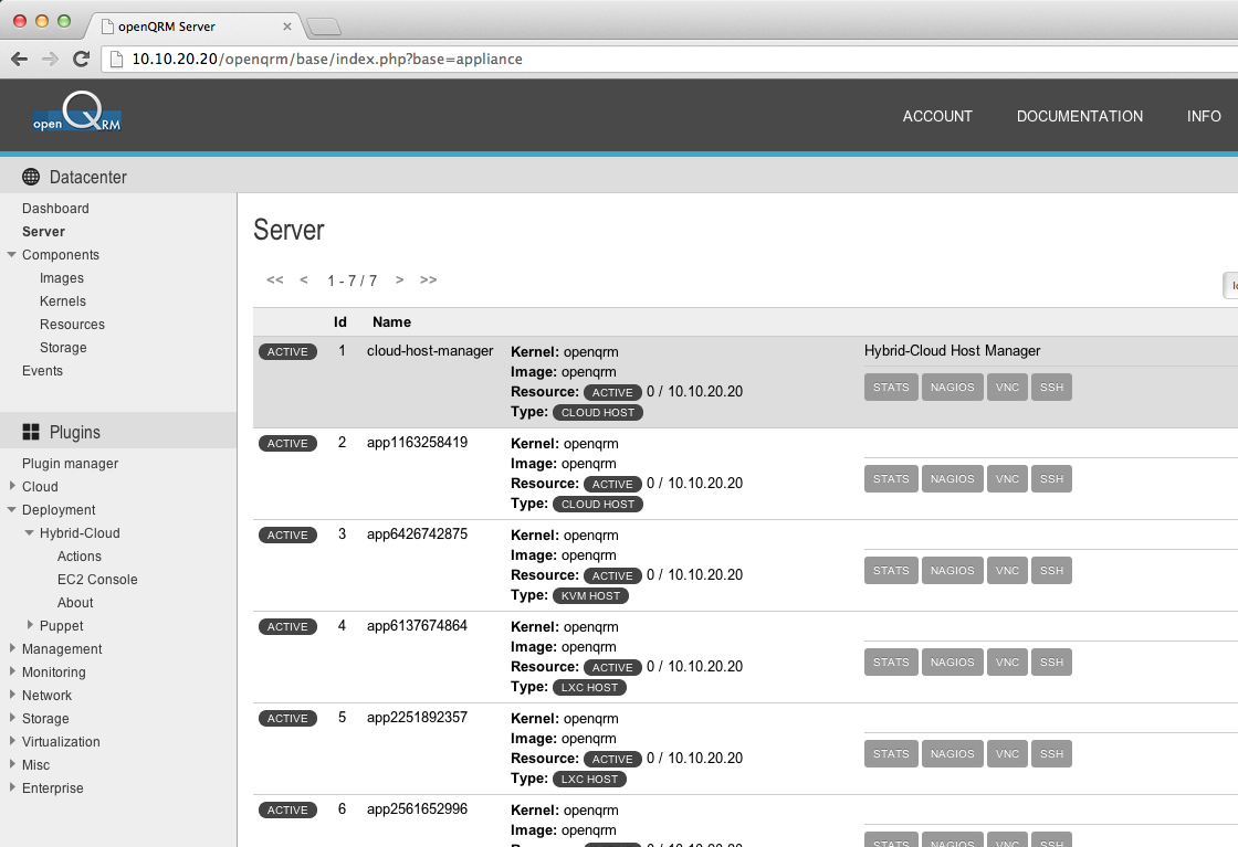 Download web tool or web app openQRM - Cloud Computing Platform