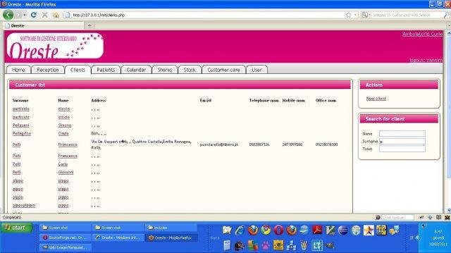 Download web tool or web app Oreste-vet