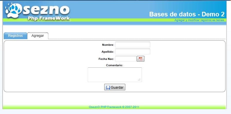 Download web tool or web app Osezno PHP Framework