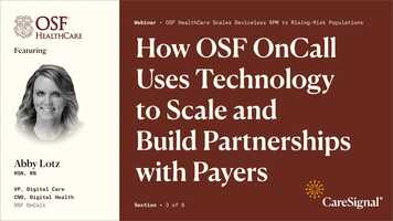 Free download OSF HealthCare + Deviceless RPM: How OSF OnCall Uses Technology to Scale and Build Partnerships with Payers video and edit with RedcoolMedia movie maker MovieStudio video editor online and AudioStudio audio editor onlin