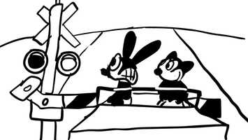 Free download Oswald the Lucky Rabbit - Scene from Car Trip: The Lost Oswald Cartoon video and edit with RedcoolMedia movie maker MovieStudio video editor online and AudioStudio audio editor onlin