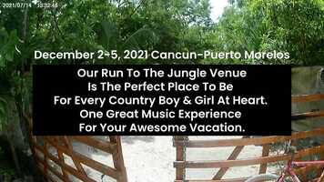 Free download Our Run To The Jungle Venue For Big Hearts-Big Stars Rock n Blues Cancun-Puerto Morelos December 2-5, 2021. video and edit with RedcoolMedia movie maker MovieStudio video editor online and AudioStudio audio editor onlin