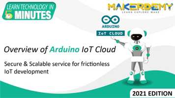 Free download Overview of Arduino IoT Cloud video and edit with RedcoolMedia movie maker MovieStudio video editor online and AudioStudio audio editor onlin