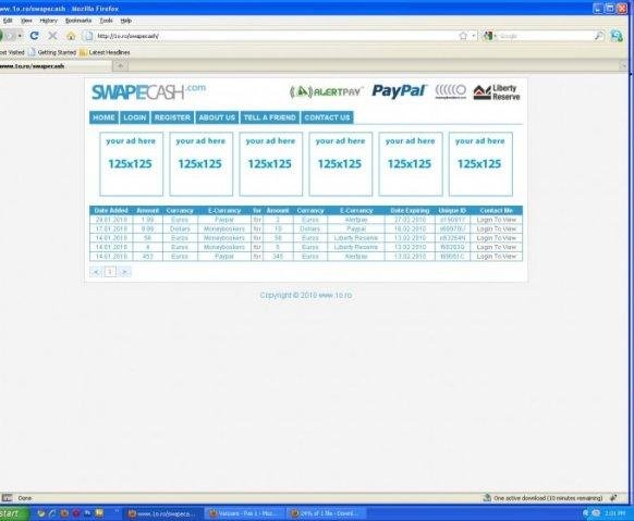 Download web tool or web app P2P swapEcash 