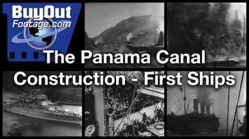Free download Panama Canal Construction and Battleships Historic Film Footage video and edit with RedcoolMedia movie maker MovieStudio video editor online and AudioStudio audio editor onlin