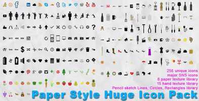 Free download Paper Style Huge Icon Pack | After Effects Project Files - Videohive template video and edit with RedcoolMedia movie maker MovieStudio video editor online and AudioStudio audio editor onlin
