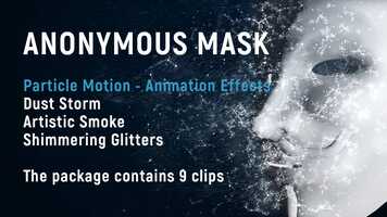 Free download Particle Motion Anonymous Mask video and edit with RedcoolMedia movie maker MovieStudio video editor online and AudioStudio audio editor onlin
