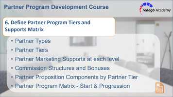 Free download Partner Program Development Course -  Agenda Module 6 - Partner Matrix video and edit with RedcoolMedia movie maker MovieStudio video editor online and AudioStudio audio editor onlin
