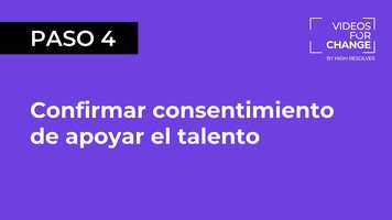 Free download Paso 4: Confirmar el consentimiento del talento de apoyo video and edit with RedcoolMedia movie maker MovieStudio video editor online and AudioStudio audio editor onlin