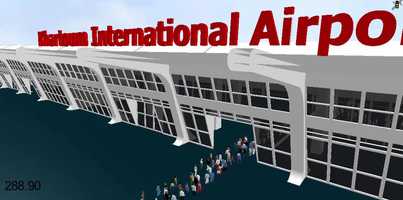Free download Passengers Movement in Khartoum International Airport, by PTV Vissim video and edit with RedcoolMedia movie maker MovieStudio video editor online and AudioStudio audio editor onlin
