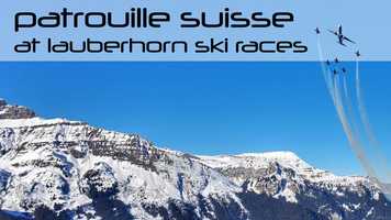 Free download Patrouille Suisse and a Swiss Airbus at the Lauberhorn Ski Races 2020 video and edit with RedcoolMedia movie maker MovieStudio video editor online and AudioStudio audio editor onlin