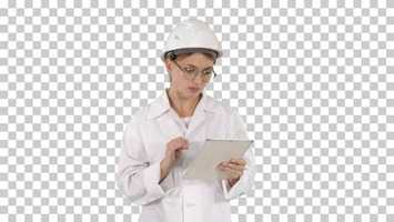 Free download Pensive thoughtful young engineer working with her tablet, | Stock Footage - Videohive video and edit with RedcoolMedia movie maker MovieStudio video editor online and AudioStudio audio editor onlin