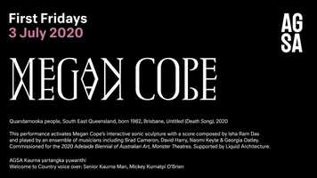 Free download Performance: Untitled (Death Song) 2020. Megan COPE Quandamooka people, South East Queensland born 1982, Brisbane video and edit with RedcoolMedia movie maker MovieStudio video editor online and AudioStudio audio editor onlin