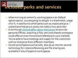 Free download PERKS OFFERED BY COWORKING SPACES video and edit with RedcoolMedia movie maker MovieStudio video editor online and AudioStudio audio editor onlin